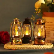 Mini Vintage Horselight Portable Wind Light, Small Night Light Atmosphere Candle Light, LED Swinging Candle Light, LH003LED Swing Light, Hanging Light (With 3*AG13 Battery Powered) details 4