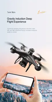 S116 Remote Control Brushless Drone With Dual Camera,optical Flow Positioning,four-sided Infrared Obstacle Avoidance details 13
