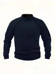 mens casual pullover sweatshirt for fall winter outdoor activities details 10