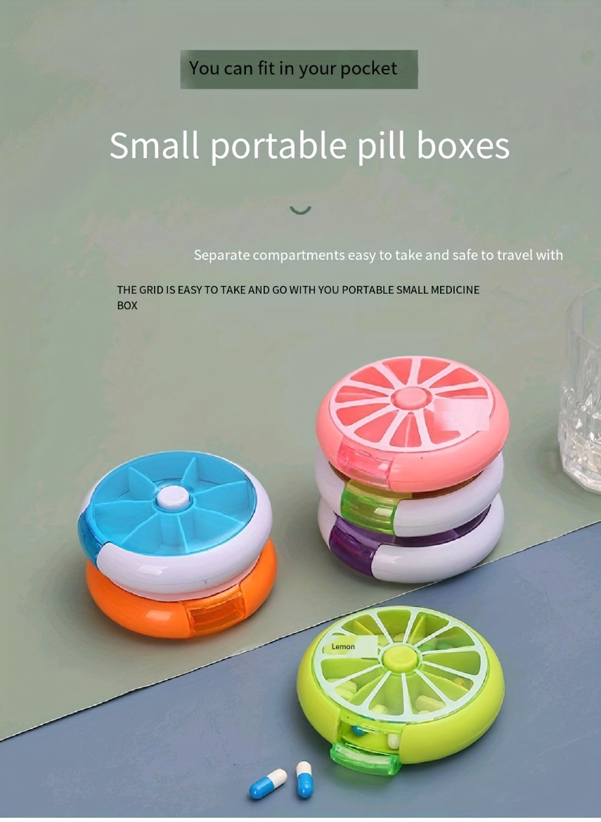 1pc one week portable carry on medicine box mini pill medicine box dispensing pill medicine box mini carry on medicine box details 1