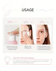 sakura makeup remover water plant extracts cleansing water 100ml 3 38oz face eye lip cleansing liquid refreshing cosmetic details 11