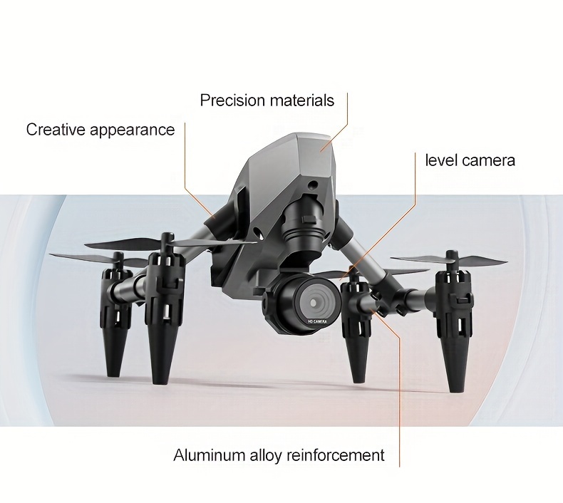 xd1 pro hd mini camera drone alloy appearance optical flow radar obstacle avoidance gravity sensor altitude hold headless mode 3d flip carrying bag details 3