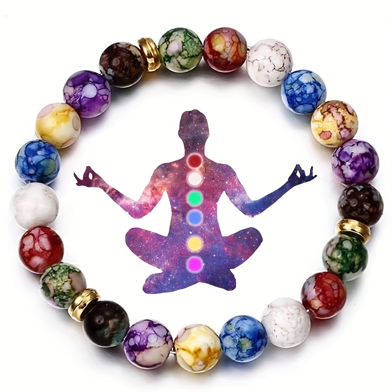 7 chakra crystal bracelet for women yoga meditation gift balance protection energy bracelet 1