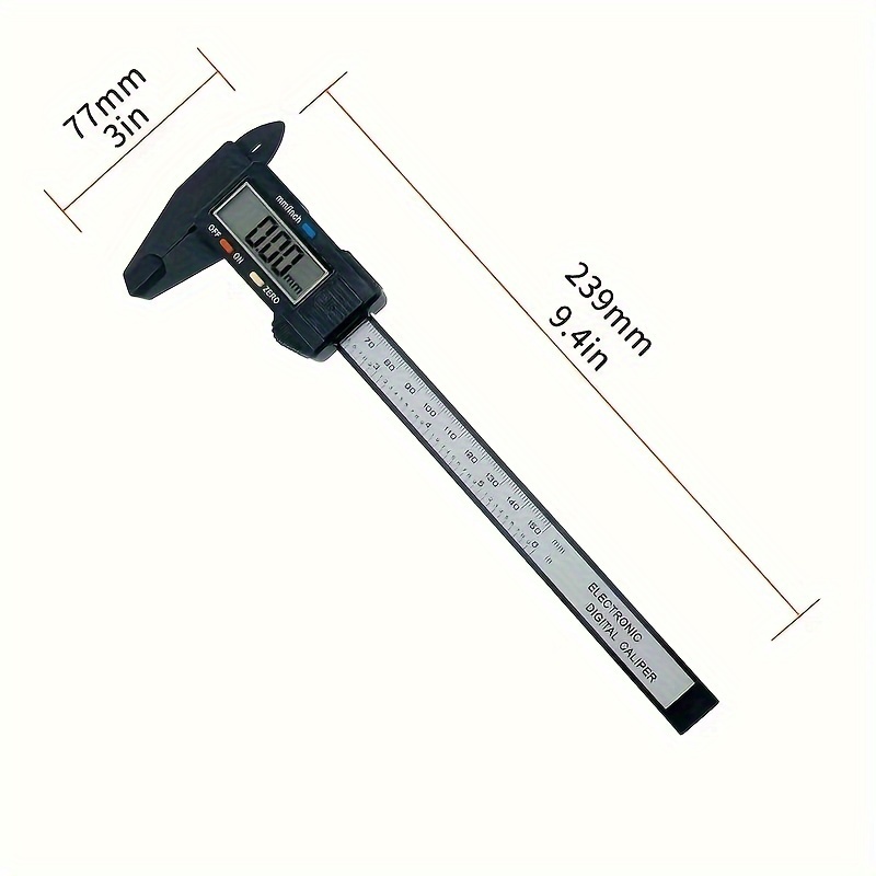 digital caliper measuring tool electronic micrometer caliper micrometer ruler with large lcd screen details 5