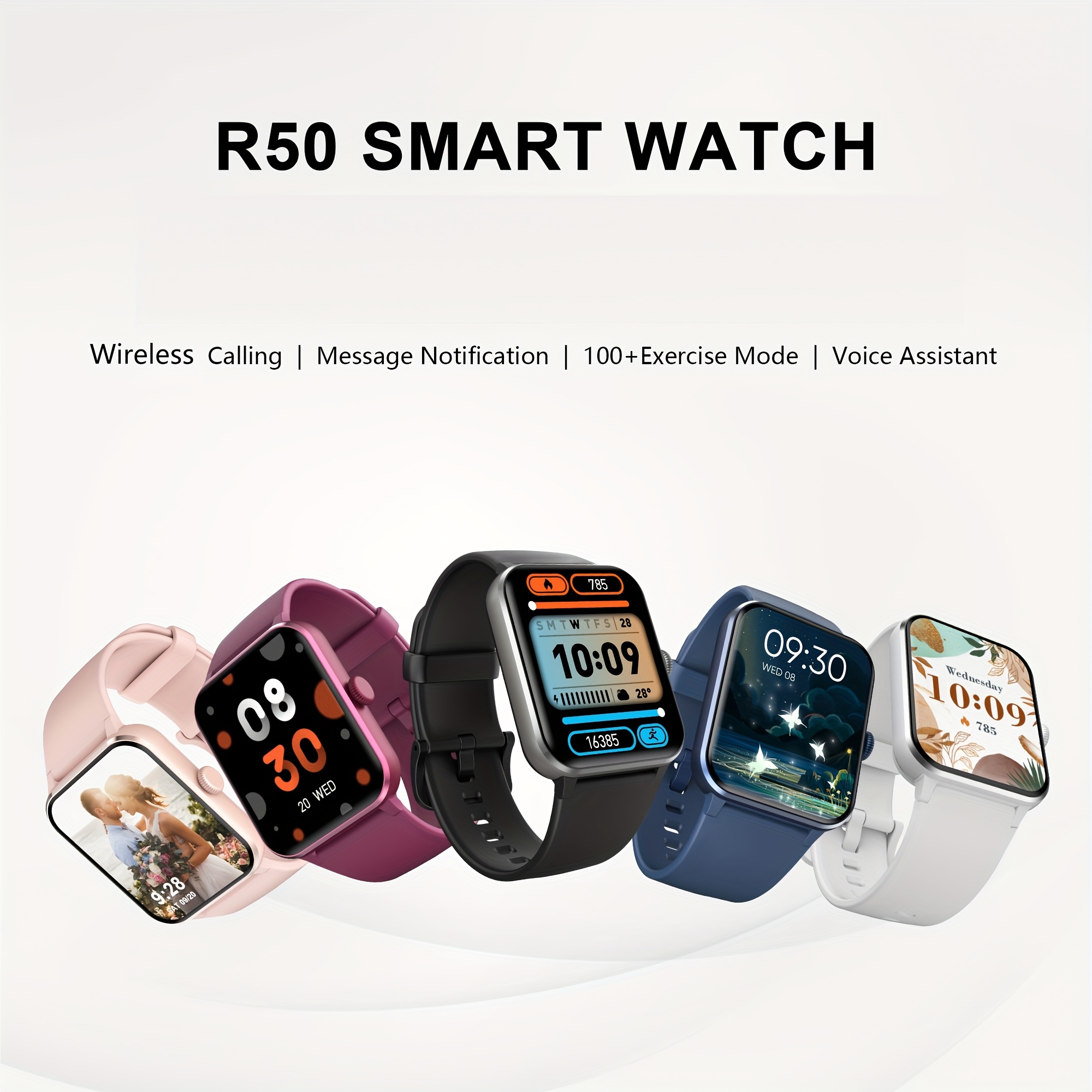 smartwatch for man women call answer dial   assistant   83 inch sports smartwatch fitness tracking monitor with pedometer calorie distance   valentines day gift birthday gift Product details 1