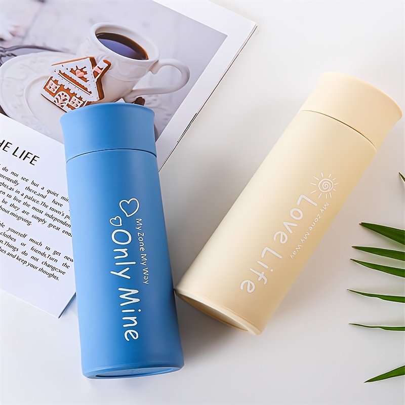 Trendy Double walled Glass Water Bottle Sleeve Reusable details 3