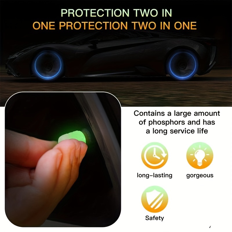4pcs           car         tyre hub universal cap decor details 6