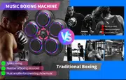 upgrade boxing machine for adults boxing machine with boxing gloves wall mounted boxing trainer electronic boxing fitness equipment for home indoor and gym use details 3