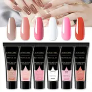 professional gel nail polish starter kit with uv led nail lamp manicure set including nail drill machine manicure tools soak off gel polishes and full tool set for diy nail art details 1