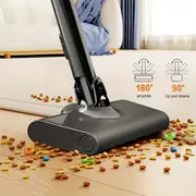 cordless vacuum cleaner super light suitable for home and car use with powerful suction of deep cleaning hard floors carpets and pet hair easy vacuuming details 6