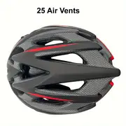 moon ultralight cycling helmet with removable visor black red adjustable multi use for road mountain biking unisex adult uncharged unisex cycling gear modern helmet design adjustable strap helmet details 8