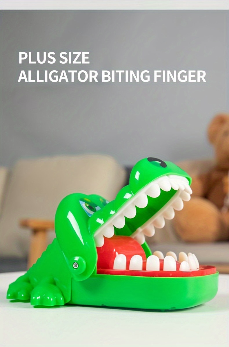 crocodile biting fingers crocodile teething interactive small game biting hand toys children tricky man props party favors christmas gifts details 1