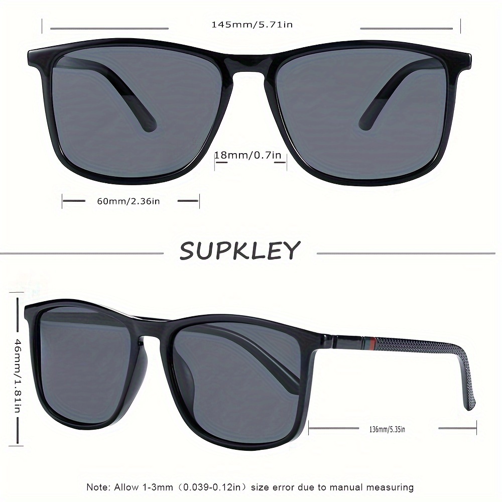 SUPKLEY Sports Polarized For Men, Comfortable Lightweight Protective UV Protection, Ideal choice for Gifts details 1