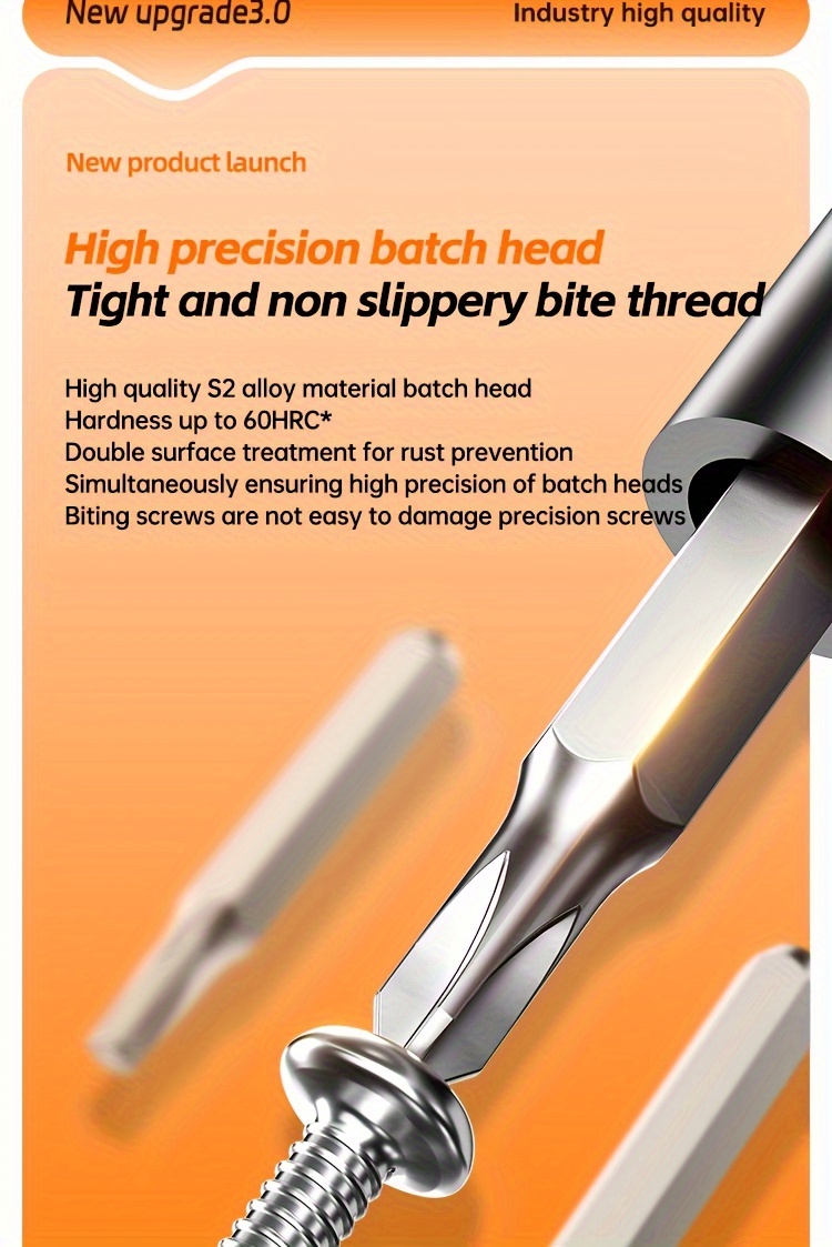 38 in 1 precision screwdriver set anti     alloy tips for glasses watches phones hex     ideal for office diy projects details 11