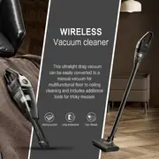 cordless vacuum cleaner super light suitable for home and car use with powerful suction of deep cleaning hard floors carpets and pet hair easy vacuuming details 0