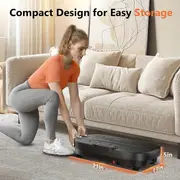 Ultimate Vibration Plate with 120 Speeds & 5 Programs - Includes 2 Resistance Bands for Full Body Workout, Ideal Fitness Gift for Men & Women, Power Plate, Exercise Machine, Christmas Gifts, FEIERDUN details 4