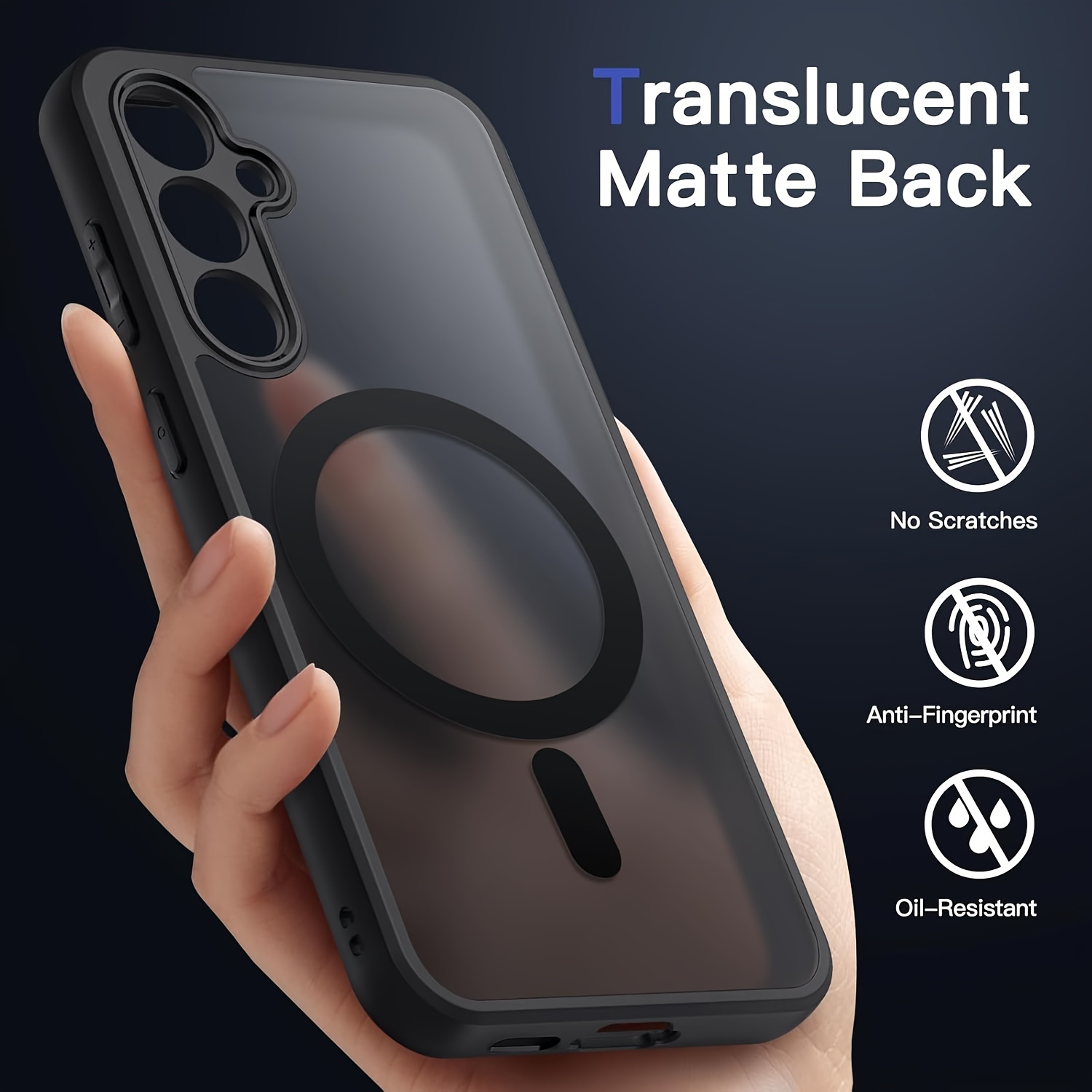 case   for galaxy s25   magnetic adsorption wireless charge camera cover   for galaxy s25   details 6