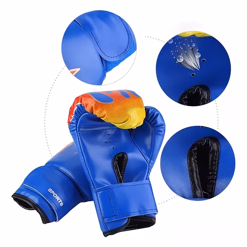 kids boxing gloves suitable 4 8 years training punching gloves toy birthday christmas easter gift for training practice Product details 3