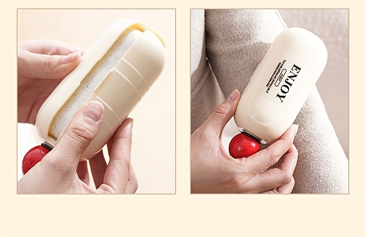1pc     hair remover with built in shaver washable dust proof flip cover soft   reusable plastic wheel for effective fur lint removal details 2
