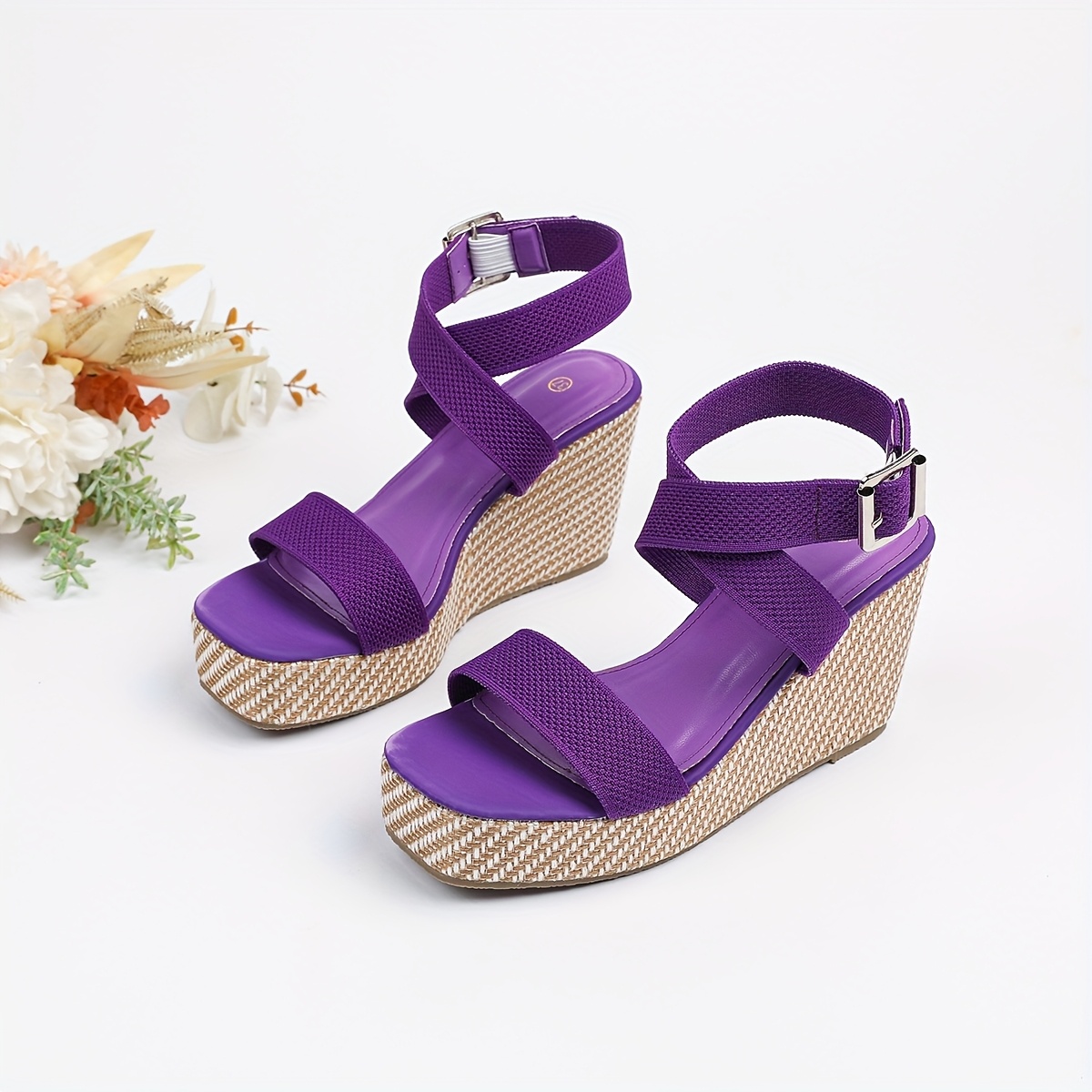 9cm Thick Sole Wedge Sandals Summer New Platform Single