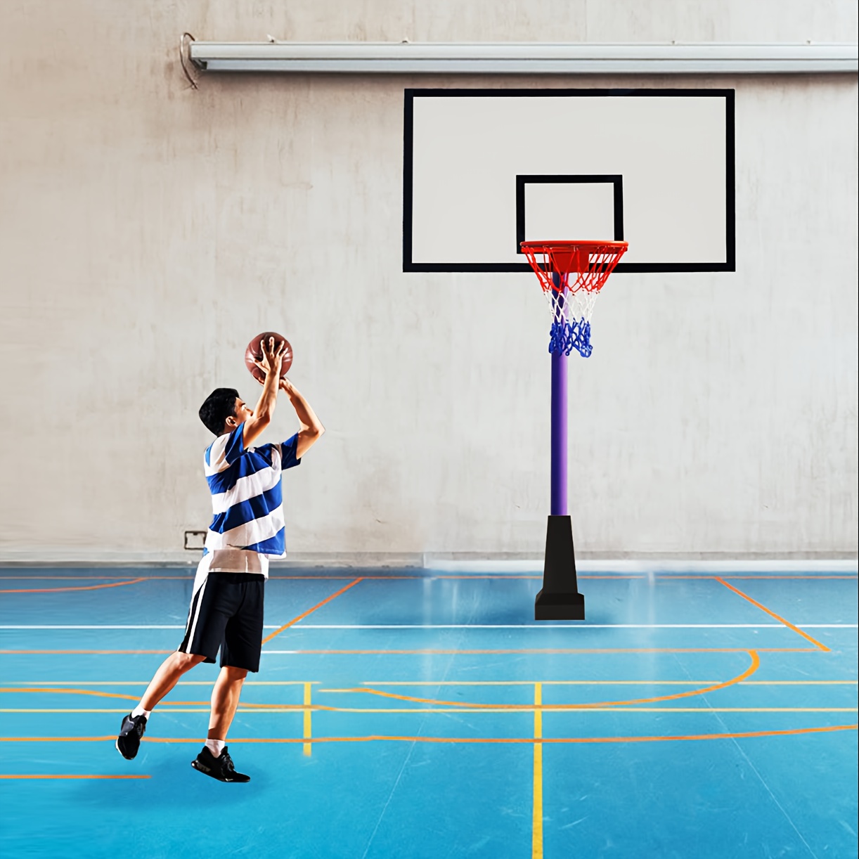 premium basketball net designed for international competition durable and high quality details 9