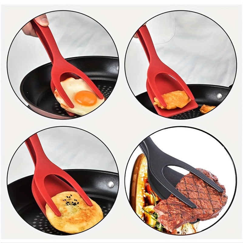 1pieza espátula de cocina de nailon - ideal para huevos, panqueques, bistecs y pescado | diseño de voltear para voltear | para navidad, , acción de | herramienta de cocción para uso en el hogar, espátula de cocina Detalles del producto 1