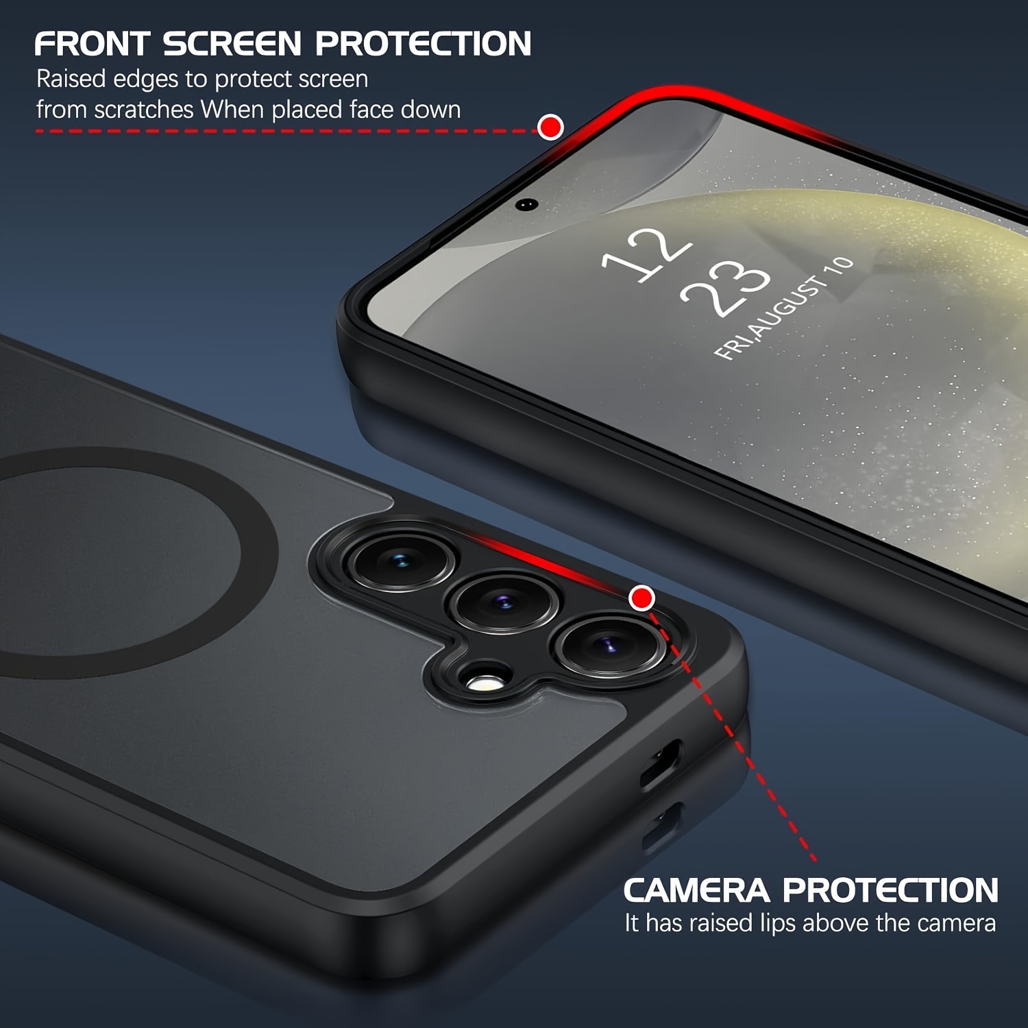 case   for galaxy s25   magnetic adsorption wireless charge camera cover   for galaxy s25   details 5