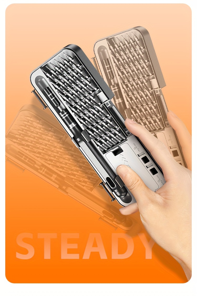 38 in 1 precision screwdriver set anti     alloy tips for glasses watches phones hex     ideal for office diy projects details 15