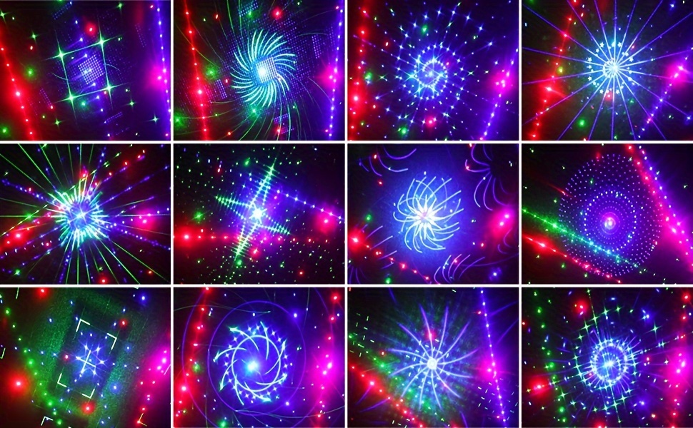 ysh   de fête disco à 21 lentilles rvb uv led avec télécommande - activation  , synchronisation   et   declairage dynamiques pour boîtes de nuit, bars, karaoké, décorations dhalloween, noël et   noir, fournitures de fête disco détails 4