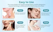 valentines day face and neck beauty led and heating function multifunctional facial massager usb rechargeable with vibration and heating functions for face neck and shoulder care beauty tools for gift details 4