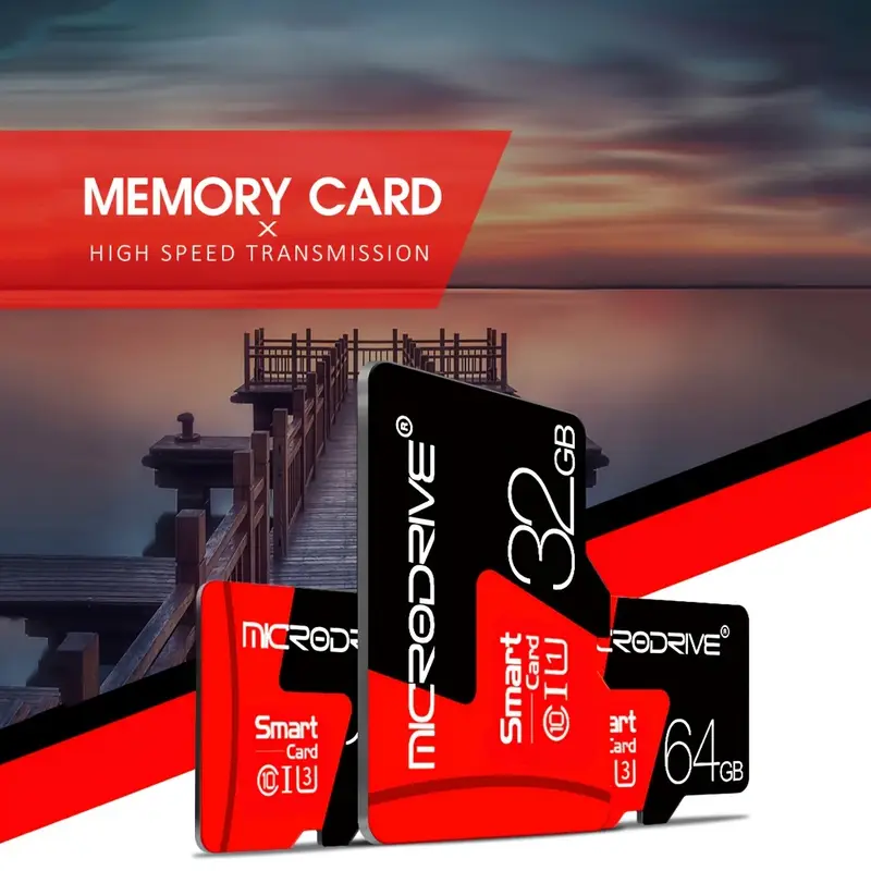 128gb class 10 u3 uhs i high speed tf sd memory card in sizes 4g 8g 16g 32gb 64gb 256g along with a 4k hd usb card reader adapter details 0