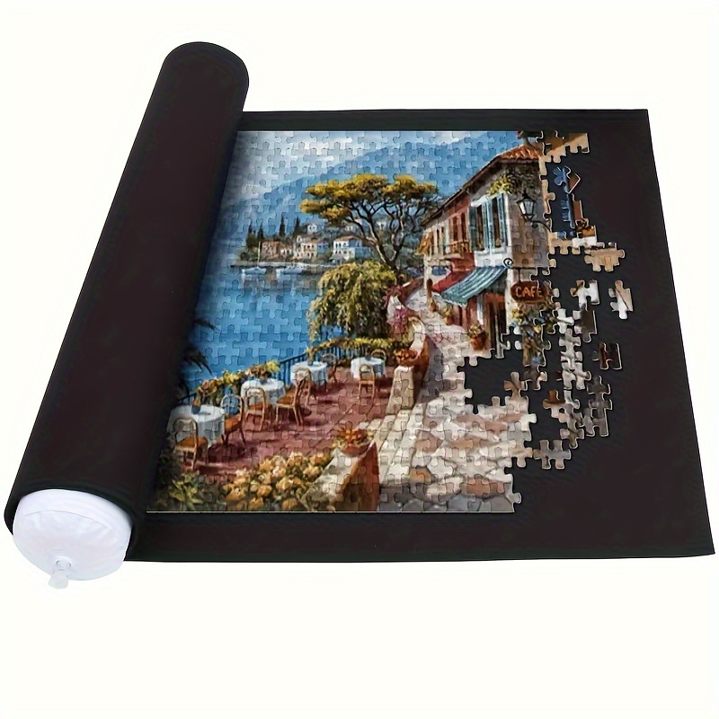 puzzle mat with roll   non slip puzzle board mat portable puzzle organizer for adults enthusiasts suitable for birthday gifts halloween christmas thanksgiving