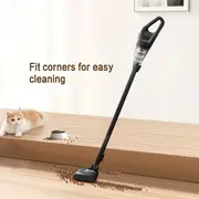 cordless vacuum cleaner super light suitable for home and car use with powerful suction of deep cleaning hard floors carpets and pet hair easy vacuuming details 3