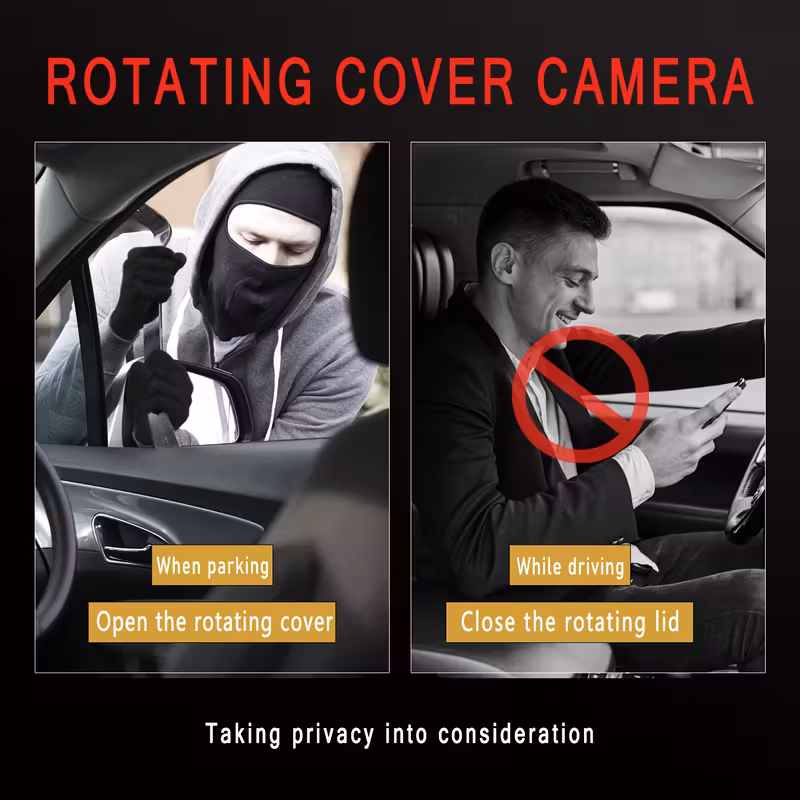 360 4 channel dash cam for cars 1080p front 480p rear cameras 2 4 ips vision with wdr 64gb loop recording 24h parking mode Product details 5