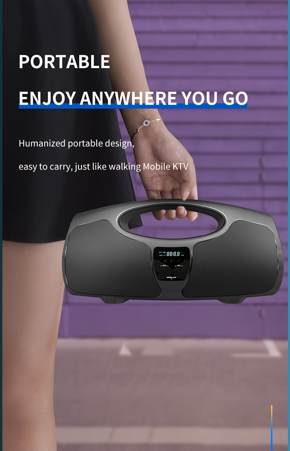  P1 40W Kablosuz Hoparlörler Mikrofonlu, Taşınabilir Subwoofer Hoparlör, Kablosuz Hoparlör, Çift Eşleştirme, 7200mAh Pil, 30 Saat Çalma Süresi Yüksek Stereo, Güçlü Bas. Şarj Kablosu ve Aux Kablosu, TF USB Kart Uyumlu, Cep Telefonu/Tablet/TV ile Bağlantı . Ev, Araba, Dış Mekanlar için ayrıntılar 7