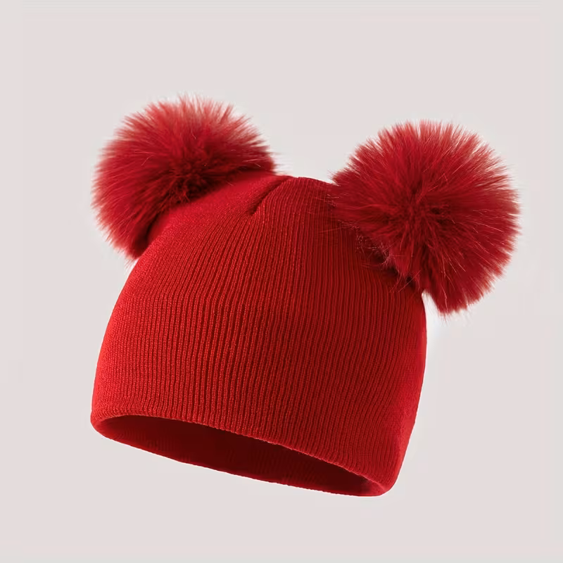 Y2K Womens Fashion Double Ball Brimless Hat
