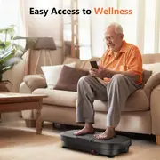 Ultimate Vibration Plate with 120 Speeds & 5 Programs - Includes 2 Resistance Bands for Full Body Workout, Ideal Fitness Gift for Men & Women, Power Plate, Exercise Machine, Christmas Gifts, FEIERDUN details 2