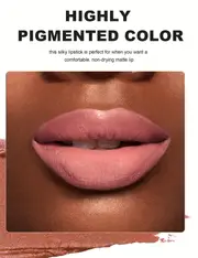 6 piece matte lipstick set long lasting waterproof liquid lipstick non stick cup fade resistant all skin types adult rich pigment varieties in purple red shades details 5