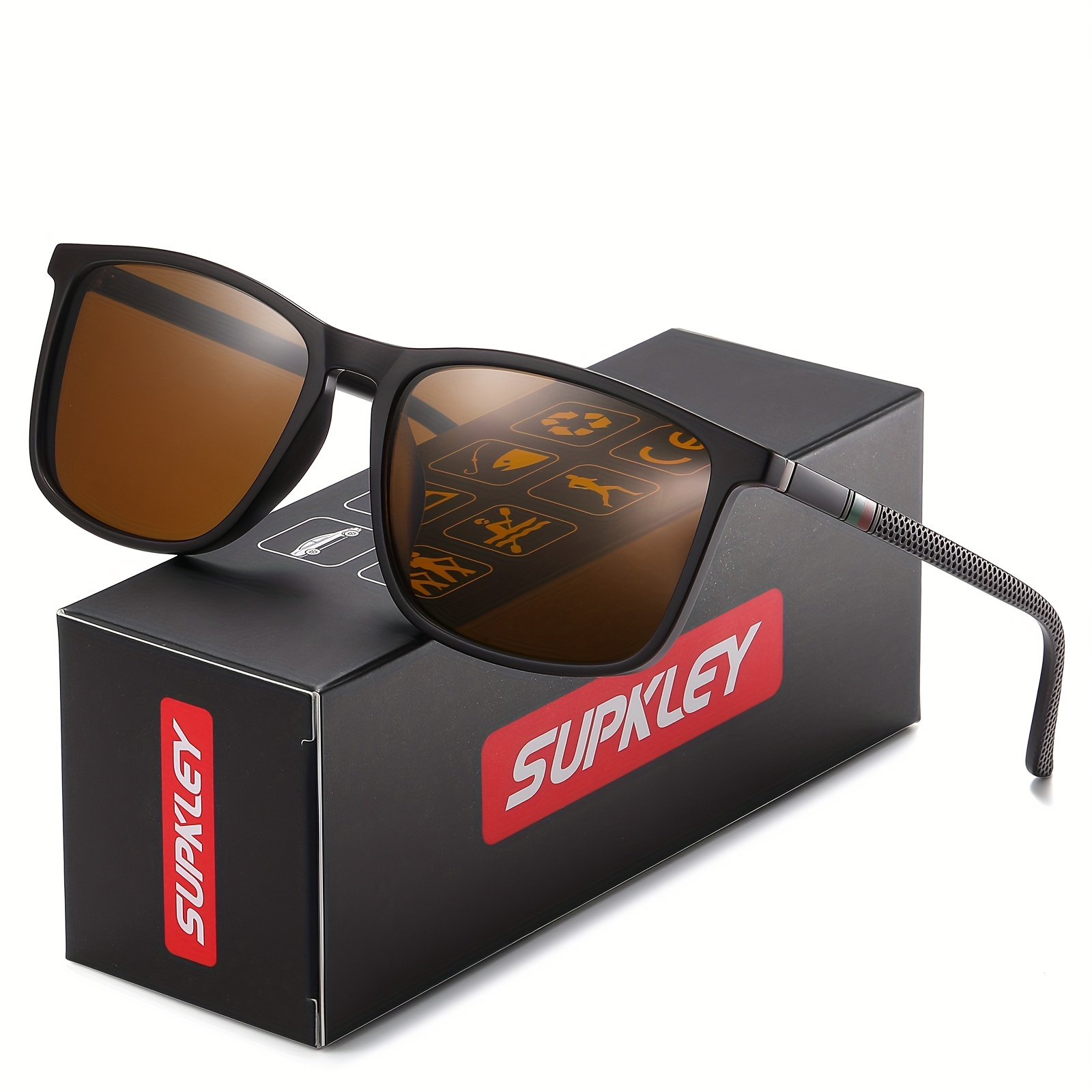 SUPKLEY Sports Polarized For Men, Comfortable Lightweight Protective UV Protection, Ideal choice for Gifts details 11