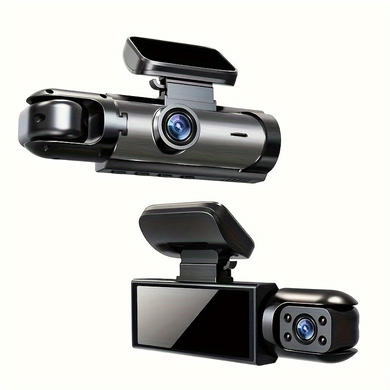 1080p   dash cam for cars front and inside car camera with ir night vision loop recording wide angle car dvr camera with   inch ips screen dual lens car dashboard video cam details 5