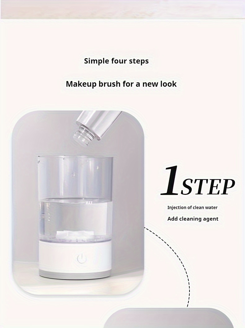 usb powered makeup brush cleaner battery free     tool accessory for return school details 6