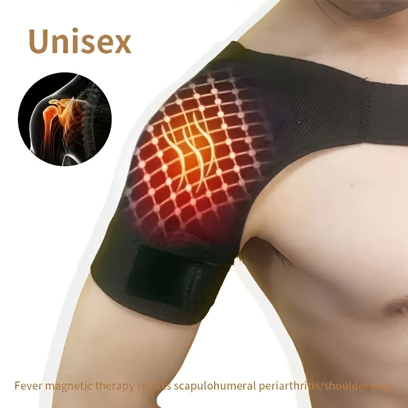 1pc shoulder support keep your shoulder warm for rotator cuff tear myofascial dislocation and compression sleeves arm fixing belt details 9