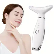 usb rechargeable facial neck massager with 3 and heat perfect gift for women mothers day skin massage care tool details 2