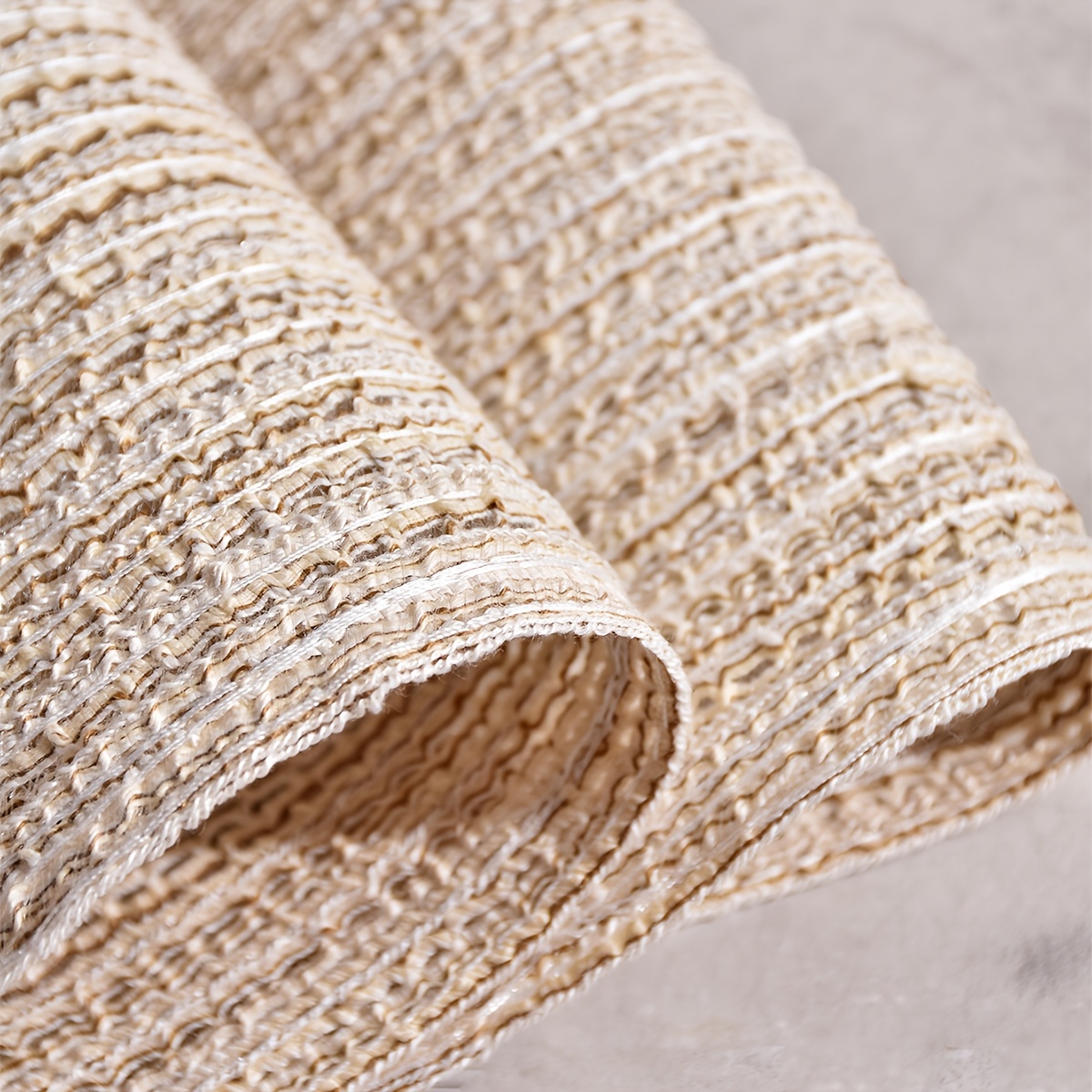 4 6 8 10pcs oval polyester table mats washable soft durable hand wash only ideal for dining decor   home office or party use party table decor elegant table setting durable table mat table decorations Product details 2