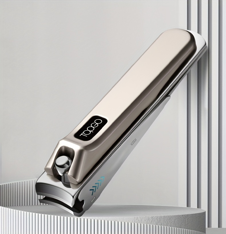 1pc anti splash nail clippers fingernail and toenail clipper cutter thick nail trimmer stainless steel toenail clipper for manicure and pedicure details 1