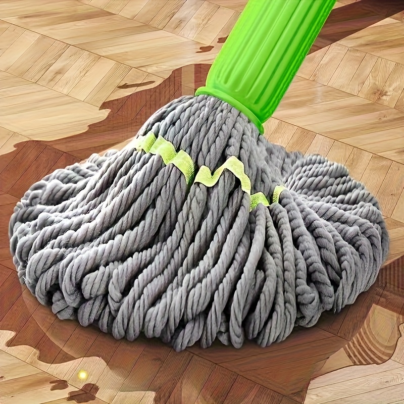 rotating mop for home and dorm use - multifunctional 360° rotating floor cleaner with durable plastic/metal handle, washable reusable mop head - no electricity needed, perfect gift for holidays like weddings, back-to- , christmas,  ., stylish design, best for christmas details 0