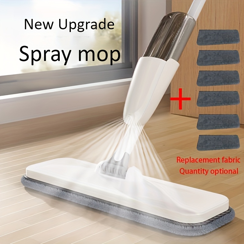 versatile microfiber spray mop with reusable pads ideal for wet dry cleaning on hardwood laminate tile ceramic floors   kitchen bathroom living room with long handle mop pads details 0