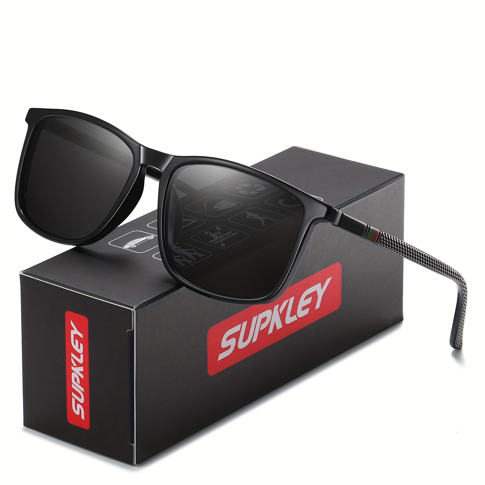 SUPKLEY Sports Polarized For Men, Comfortable Lightweight Protective UV Protection, Ideal choice for Gifts details 8