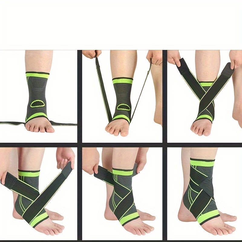 1pc adjustable ankle support brace m l xl sizes compression wrap with secure straps for   heel breathable spandex material machine washable ideal for   stability adjustable ankle brace breathable brace spandex ankle sleeve details 5