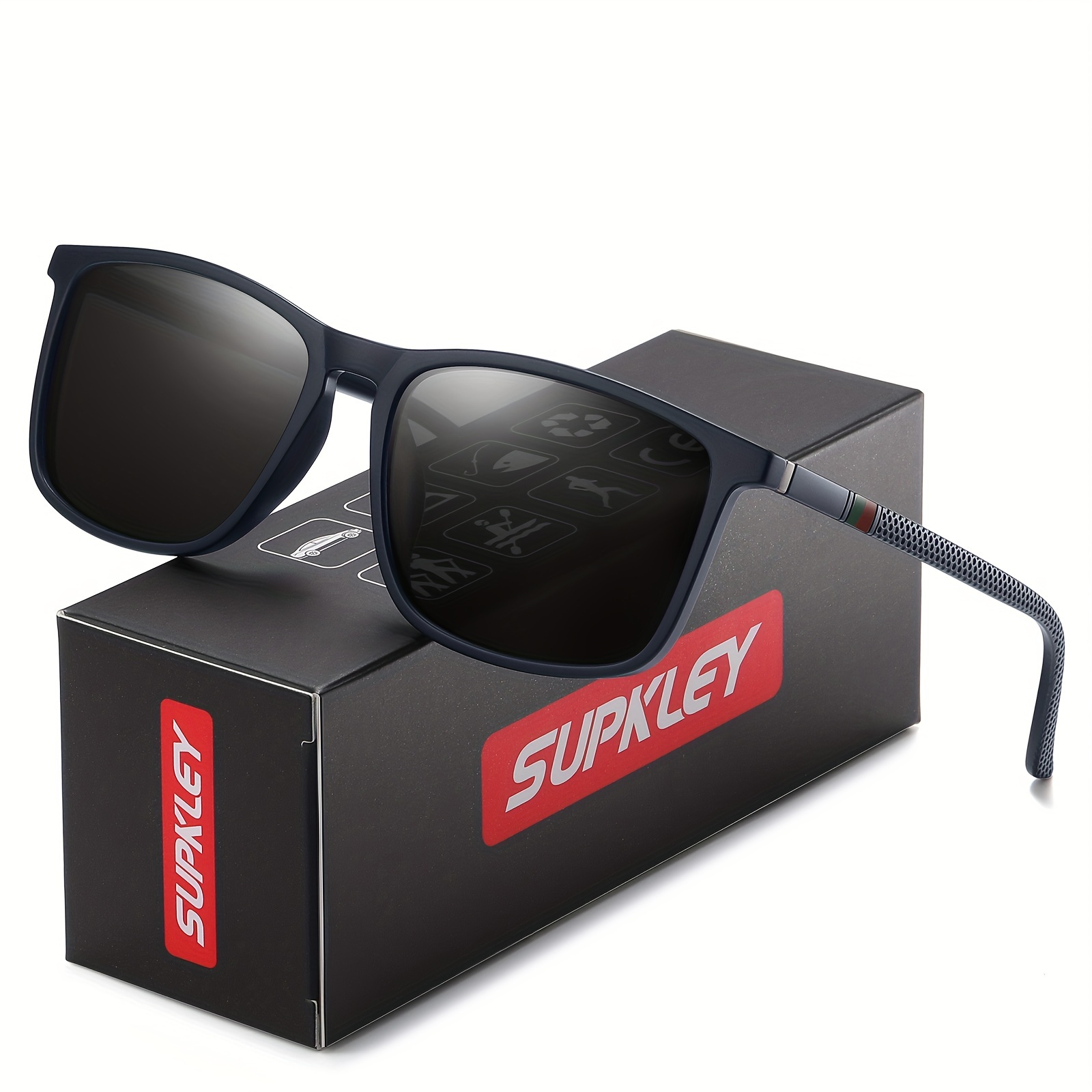 SUPKLEY Sports Polarized For Men, Comfortable Lightweight Protective UV Protection, Ideal choice for Gifts details 10